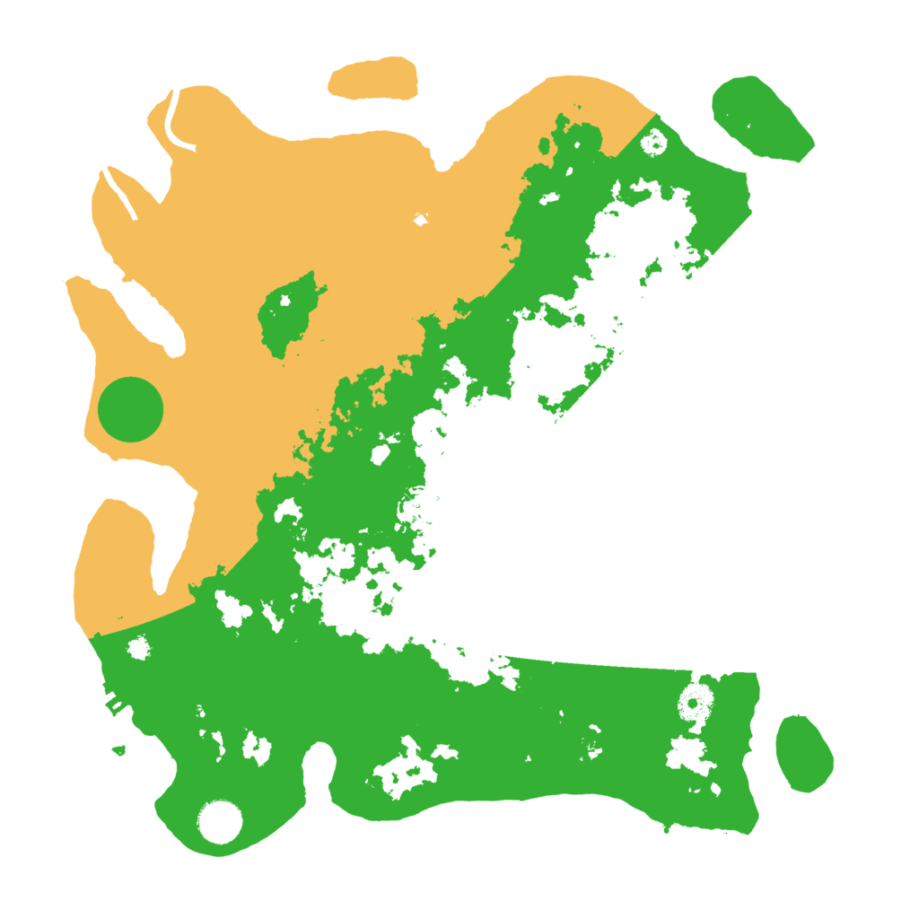 Biome Rust Map: Procedural Map, Size: 3700, Seed: 27147301