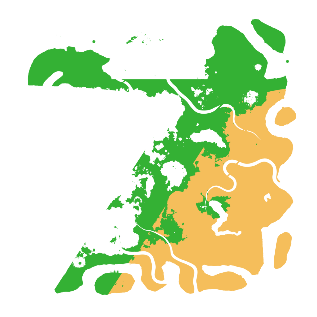 Biome Rust Map: Procedural Map, Size: 4250, Seed: 489521621