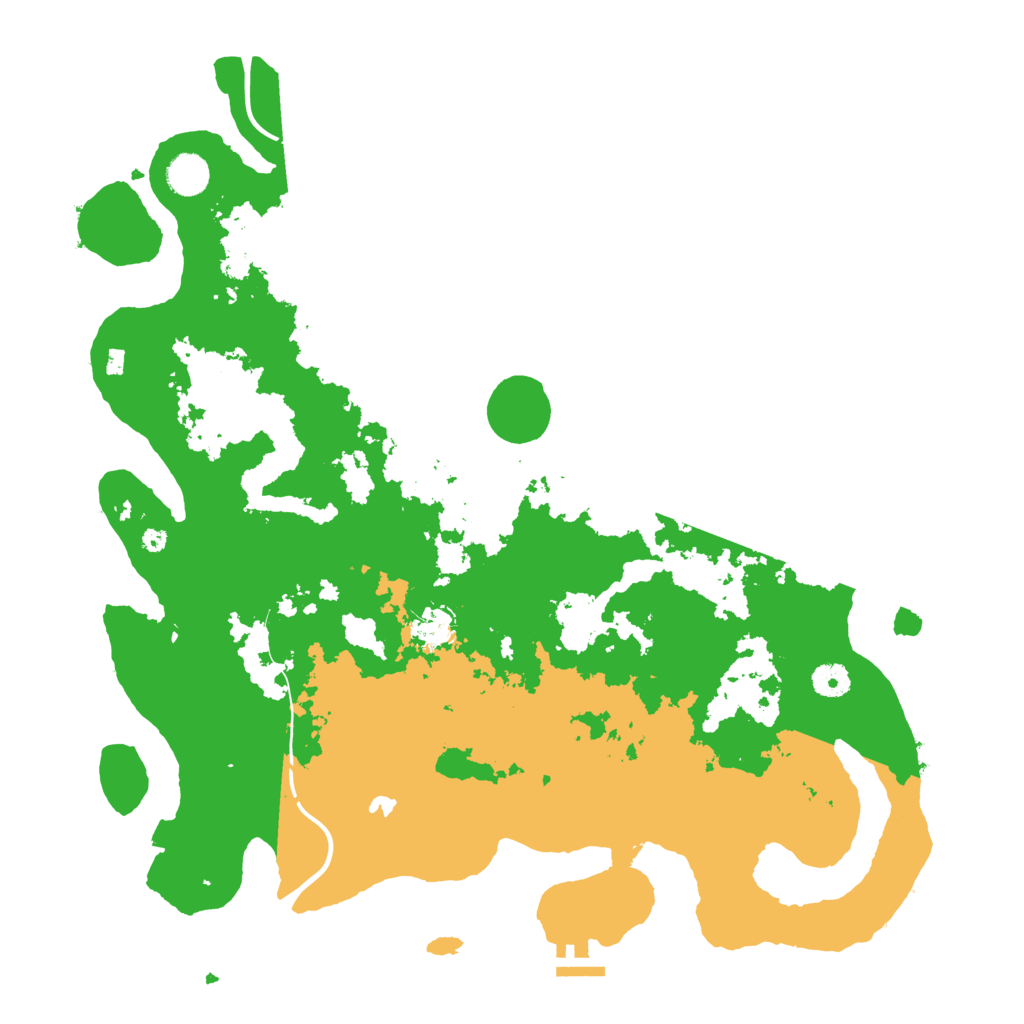 Biome Rust Map: Procedural Map, Size: 4250, Seed: 523112