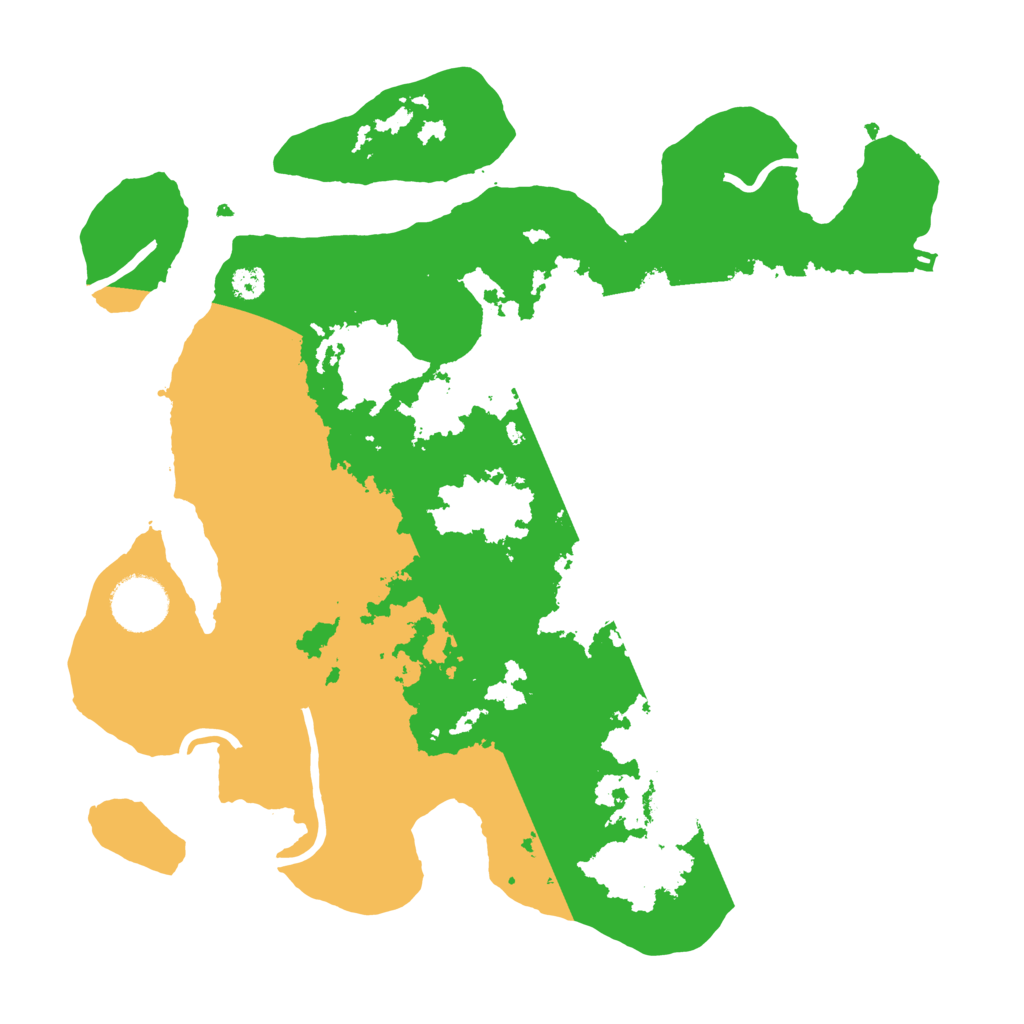 Biome Rust Map: Procedural Map, Size: 3200, Seed: 2865