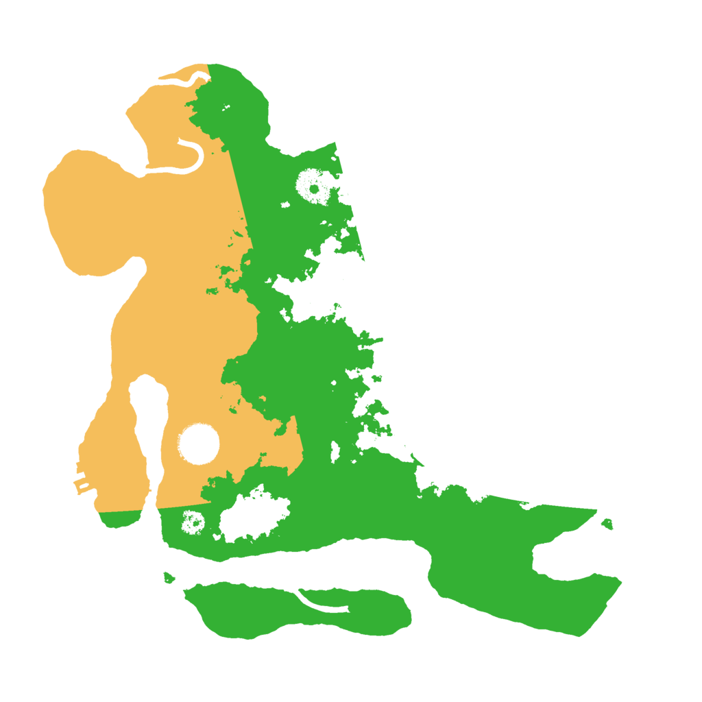 Biome Rust Map: Procedural Map, Size: 3000, Seed: 654833313