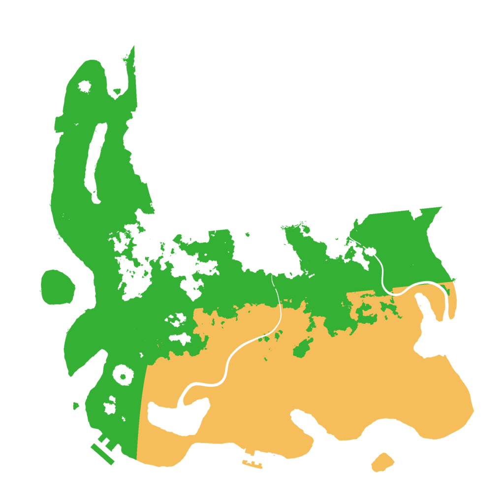 Biome Rust Map: Procedural Map, Size: 3700, Seed: 1038183523