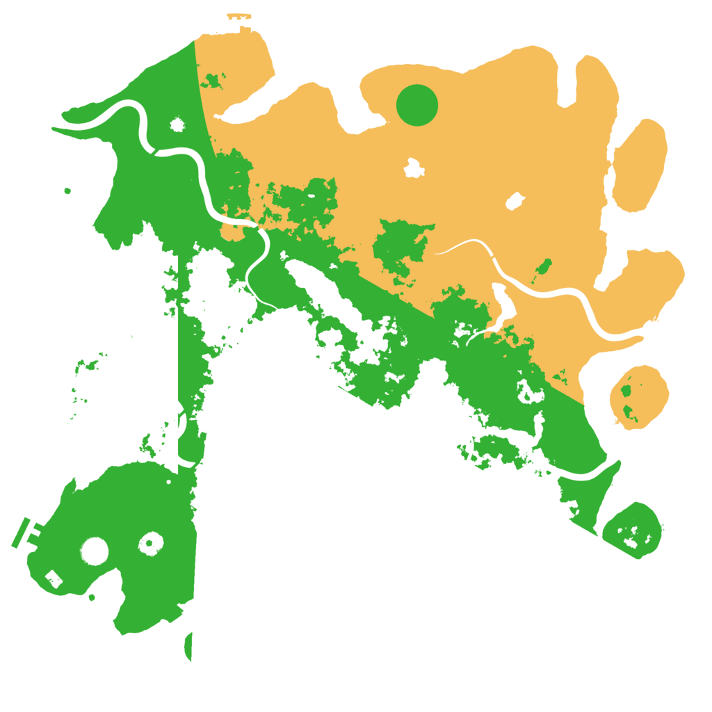 Biome Rust Map: Procedural Map, Size: 4500, Seed: 2005169539