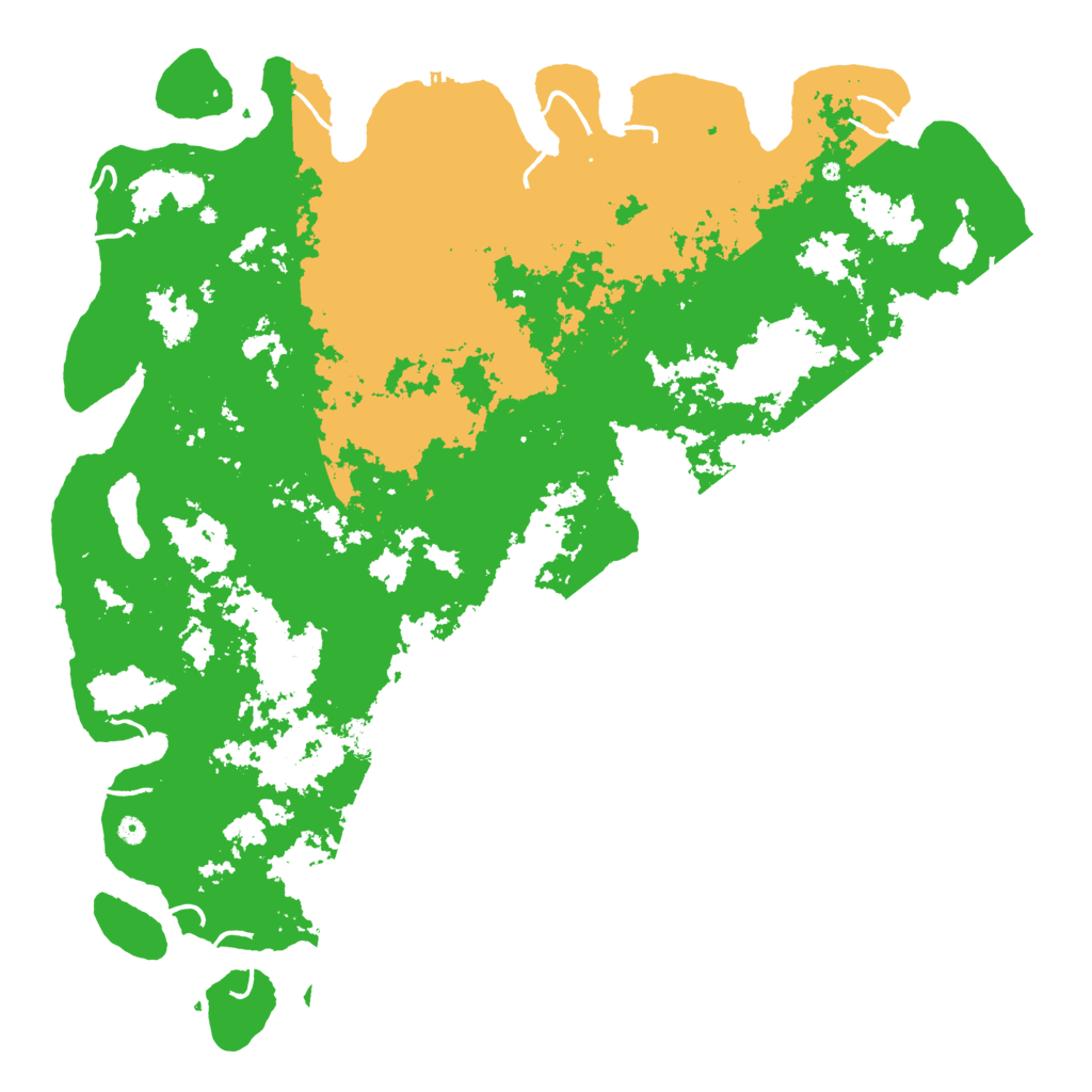 Biome Rust Map: Procedural Map, Size: 6000, Seed: 2541855