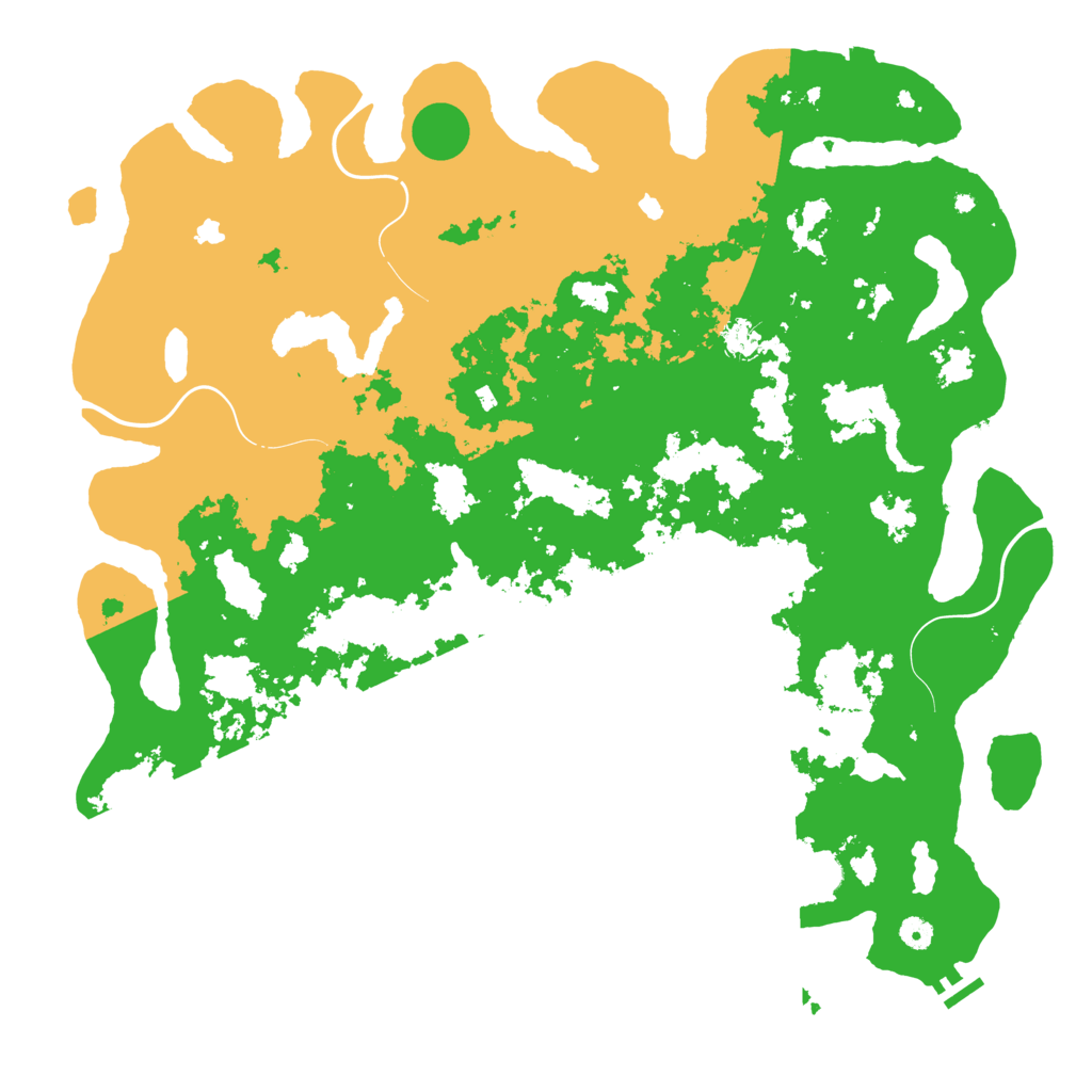 Biome Rust Map: Procedural Map, Size: 5000, Seed: 120