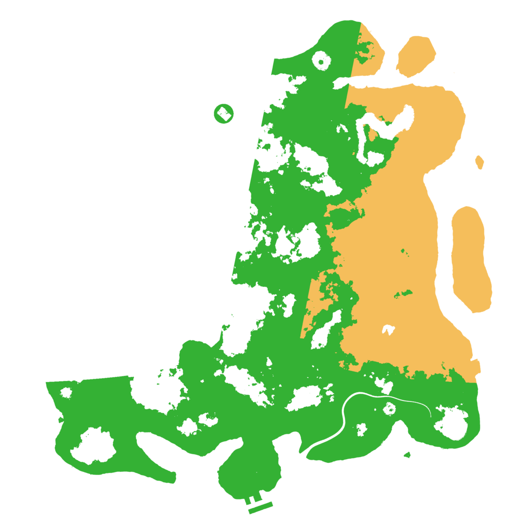 Biome Rust Map: Procedural Map, Size: 4250, Seed: 1303988181