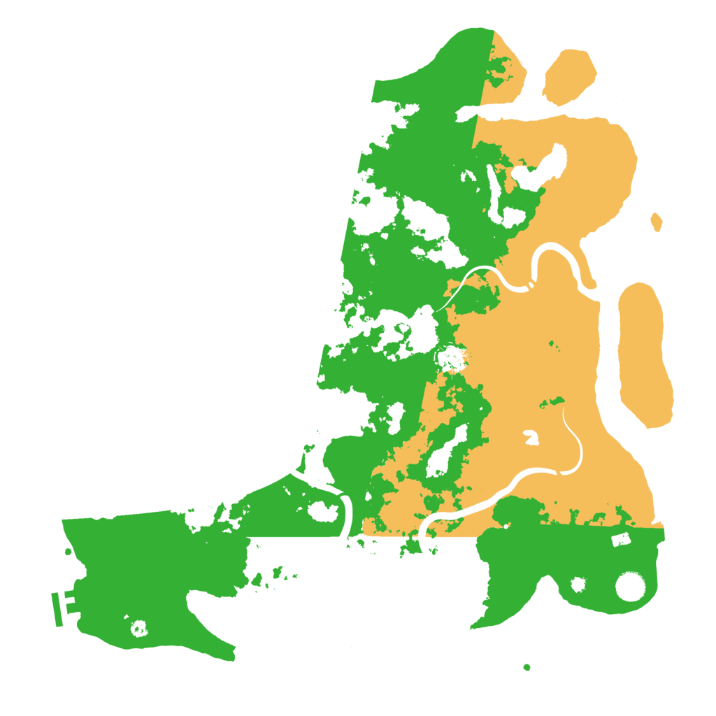 Biome Rust Map: Procedural Map, Size: 4250, Seed: 1303988181