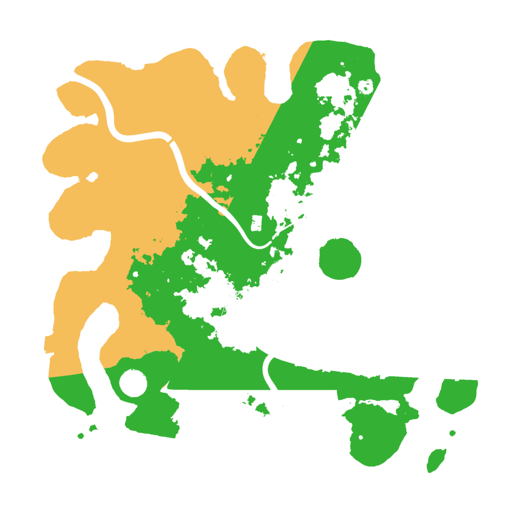 Biome Rust Map: Procedural Map, Size: 3500, Seed: 768935153