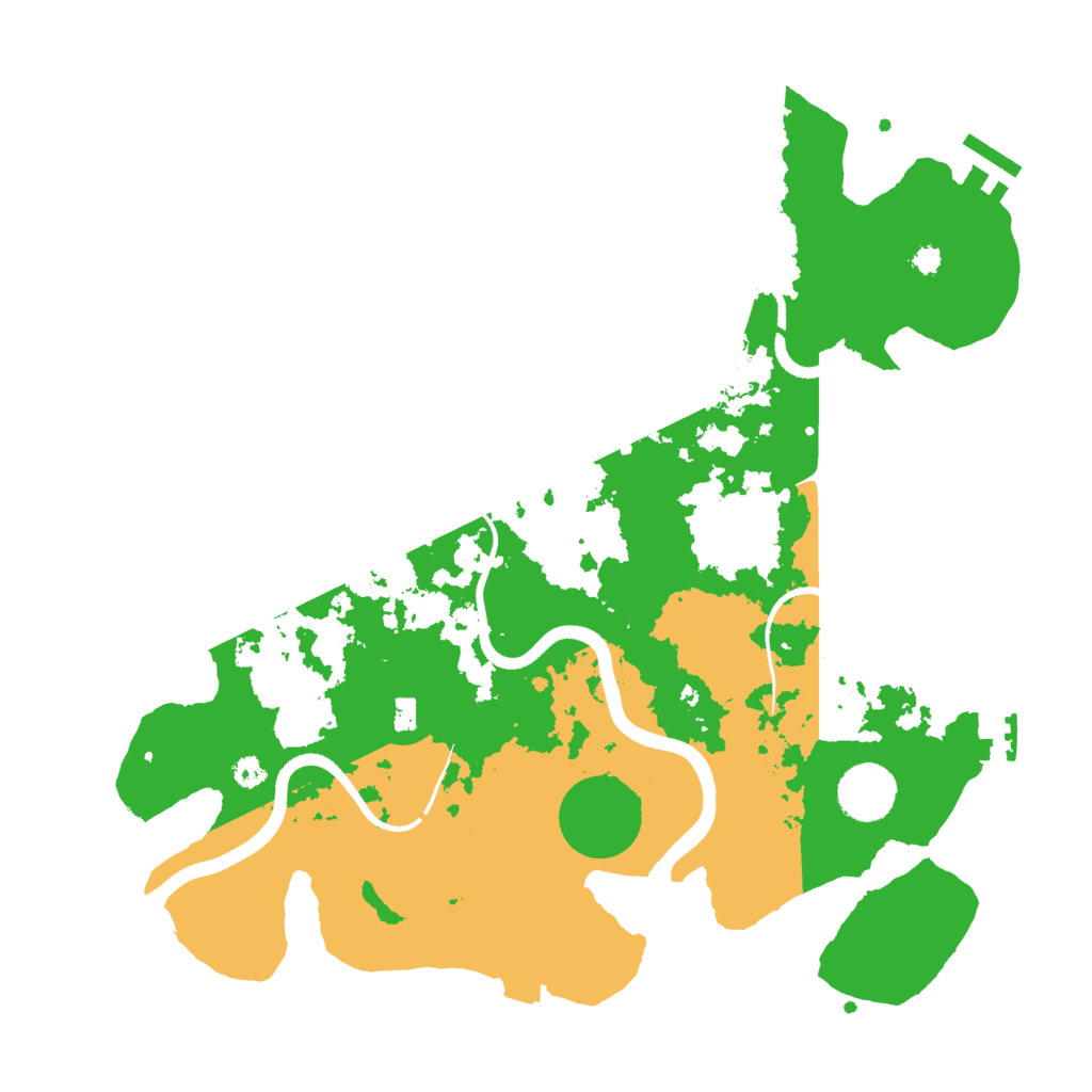 Biome Rust Map: Procedural Map, Size: 3500, Seed: 984324