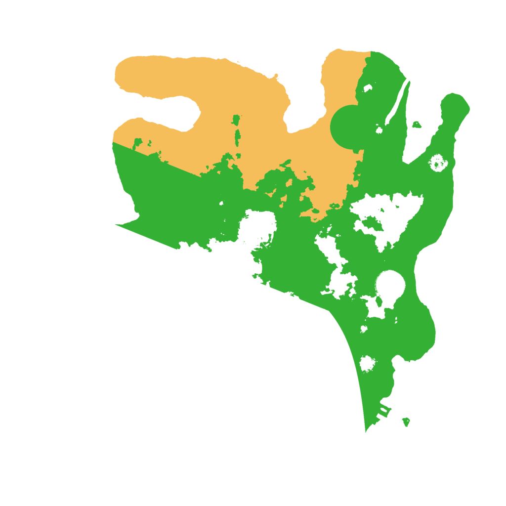 Biome Rust Map: Procedural Map, Size: 3000, Seed: 647462745