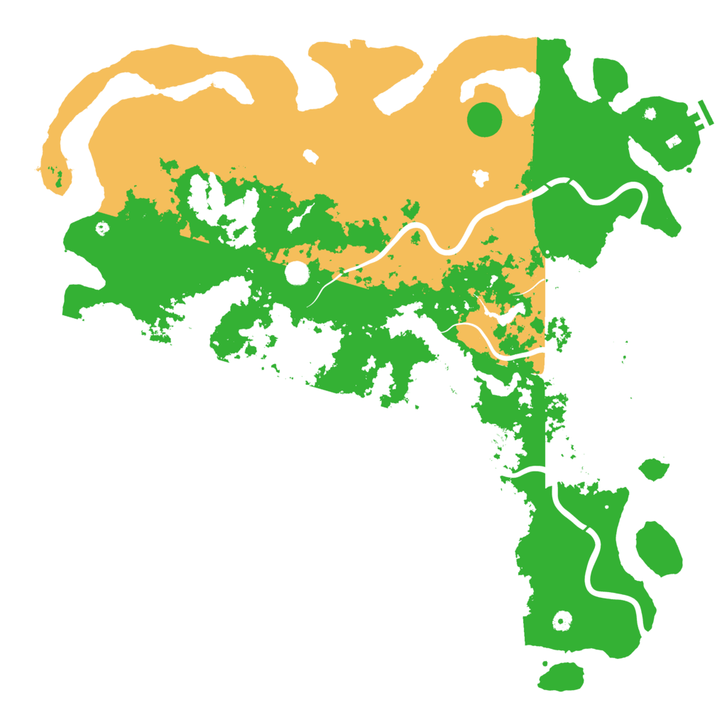 Biome Rust Map: Procedural Map, Size: 5500, Seed: 2147483647