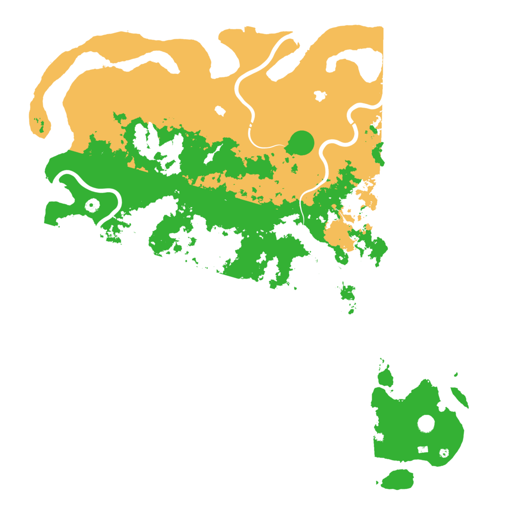 Biome Rust Map: Procedural Map, Size: 5500, Seed: 2147483647