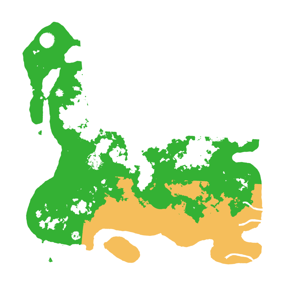 Biome Rust Map: Procedural Map, Size: 3500, Seed: 116891057