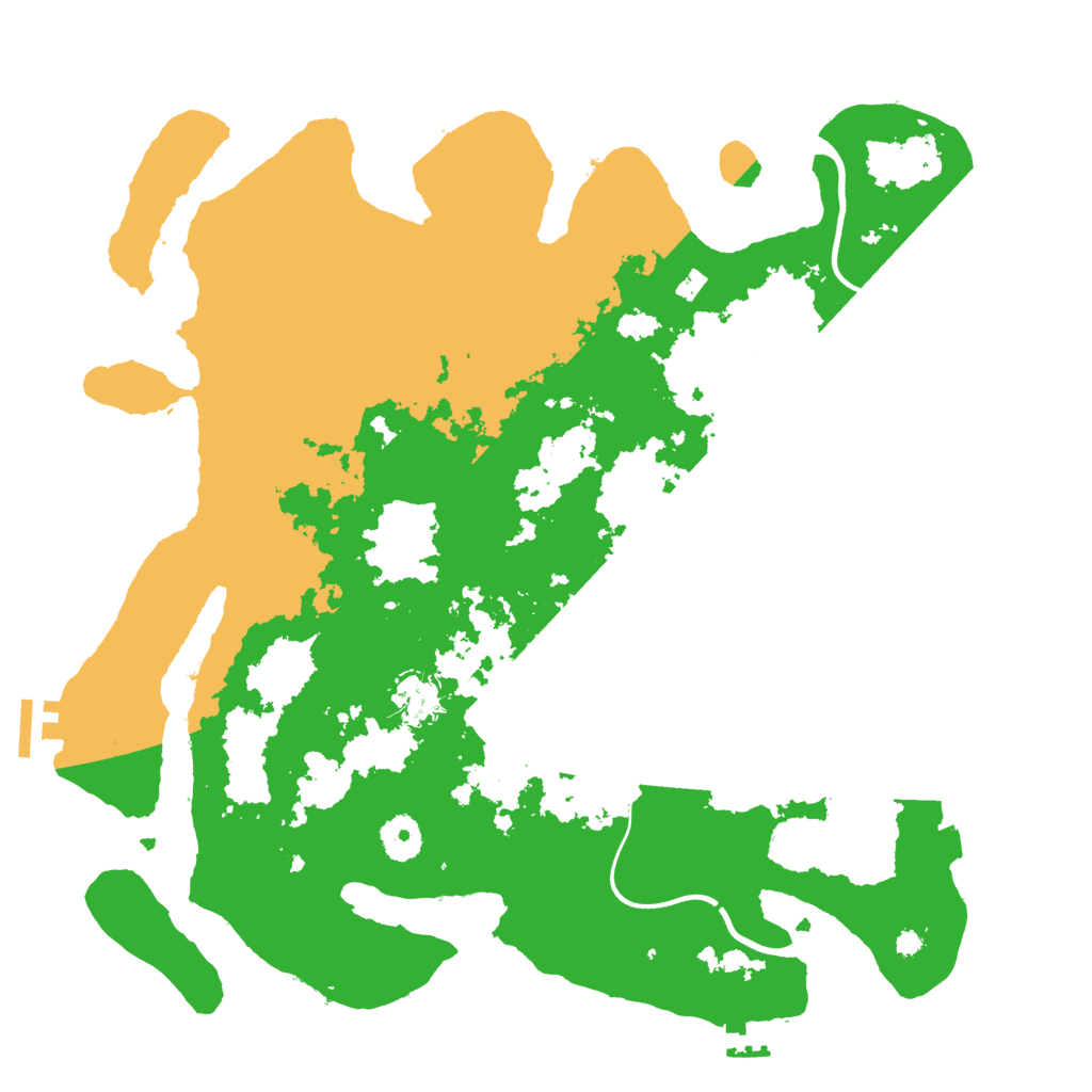 Biome Rust Map: Procedural Map, Size: 3800, Seed: 98116