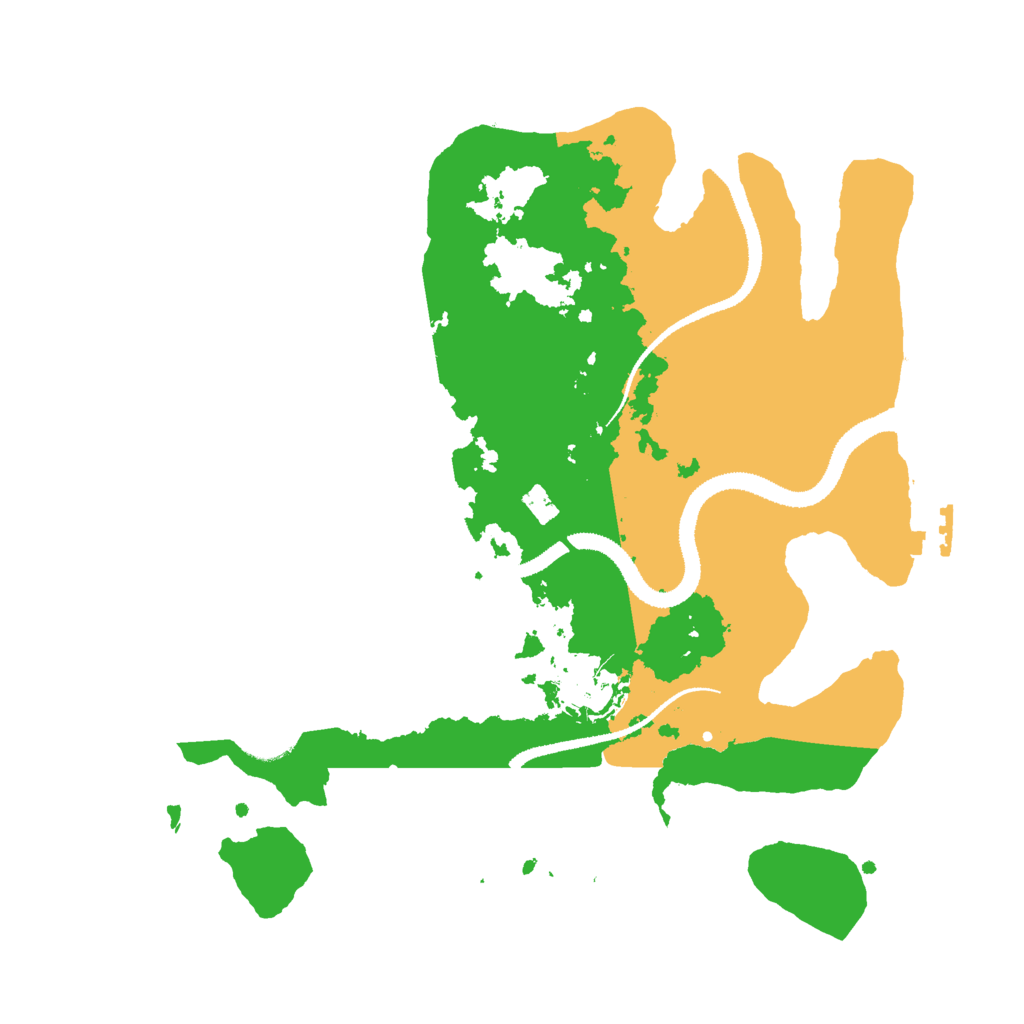 Biome Rust Map: Procedural Map, Size: 3000, Seed: 1597011370