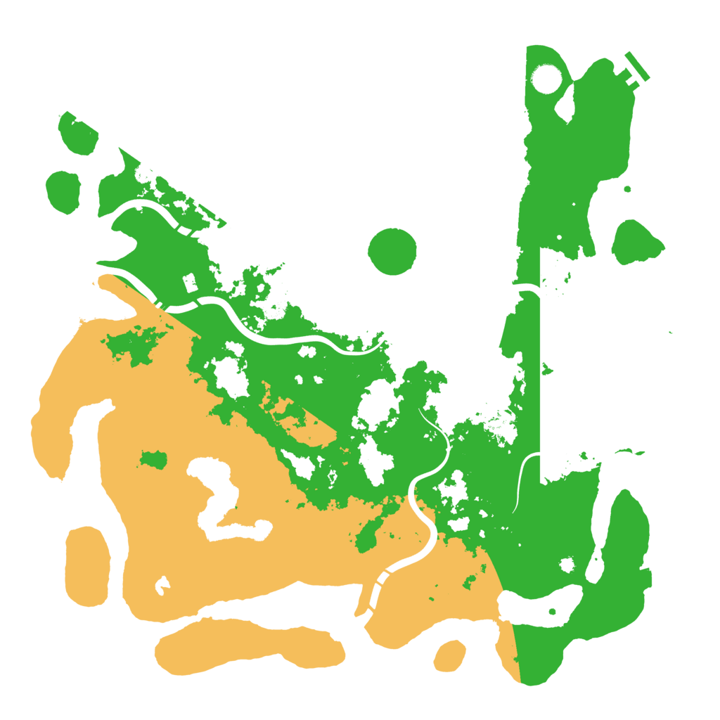 Biome Rust Map: Procedural Map, Size: 4300, Seed: 767008618