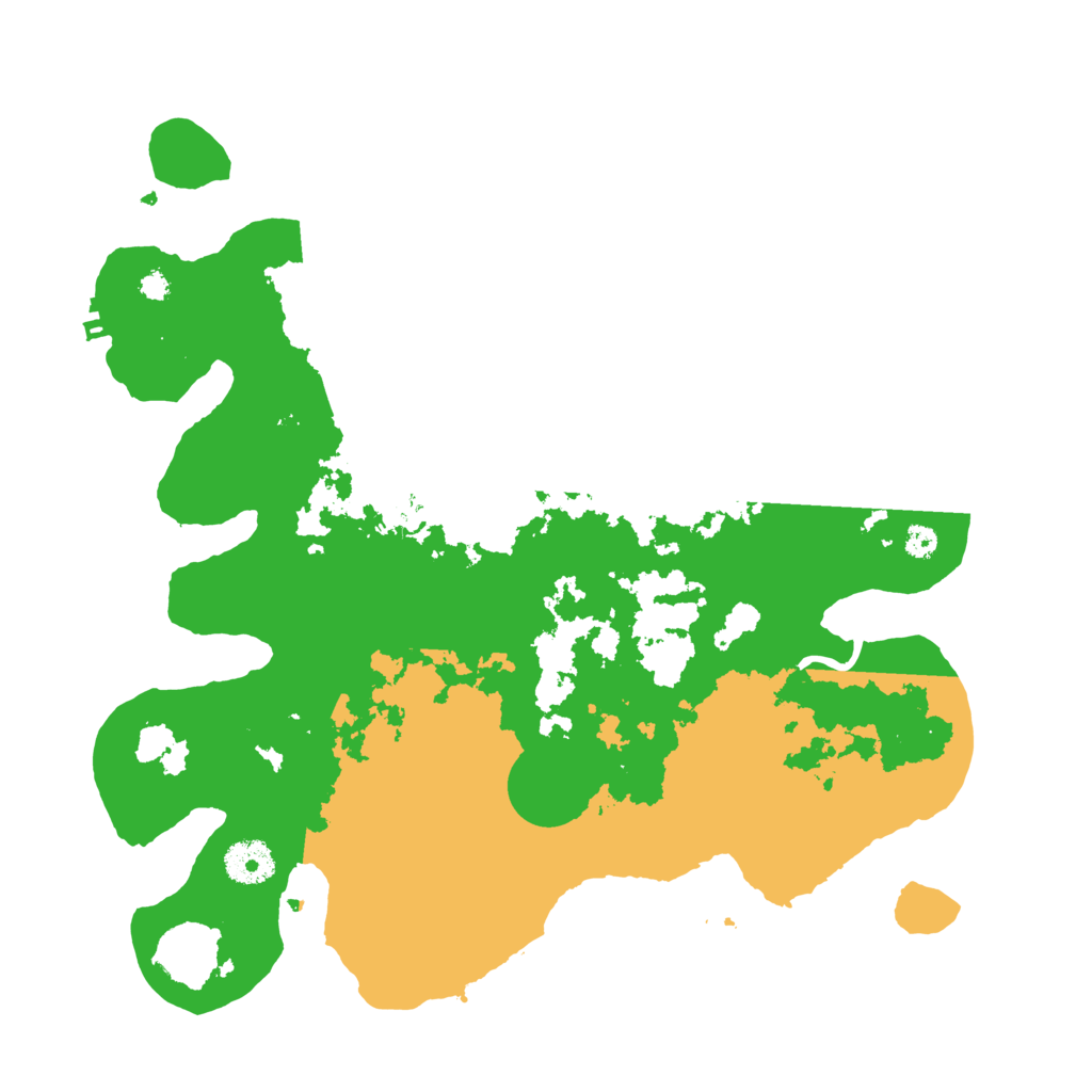 Biome Rust Map: Procedural Map, Size: 3500, Seed: 694554165