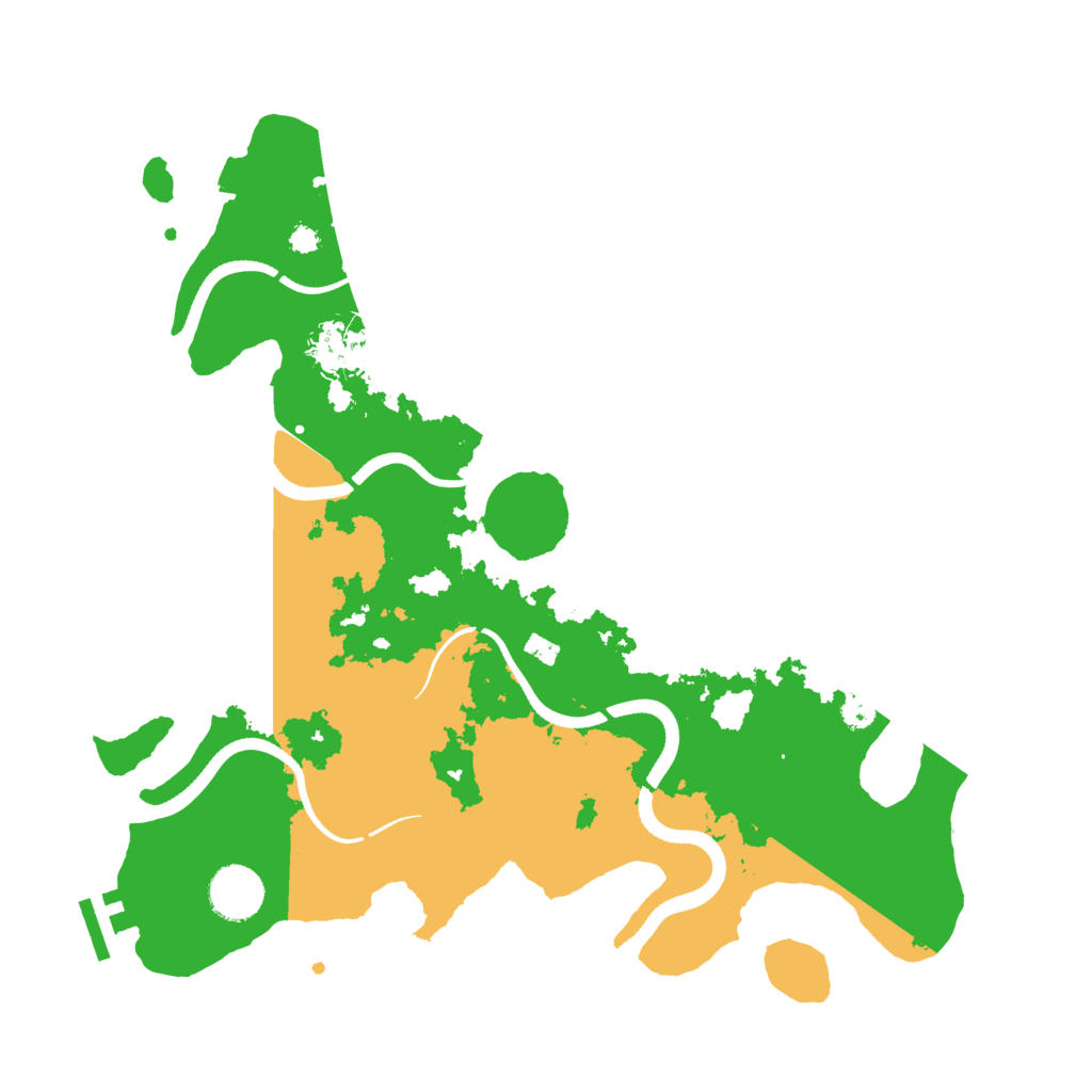 Biome Rust Map: Procedural Map, Size: 3500, Seed: 1806389666