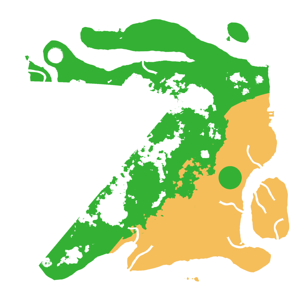 Biome Rust Map: Procedural Map, Size: 3500, Seed: 351798099