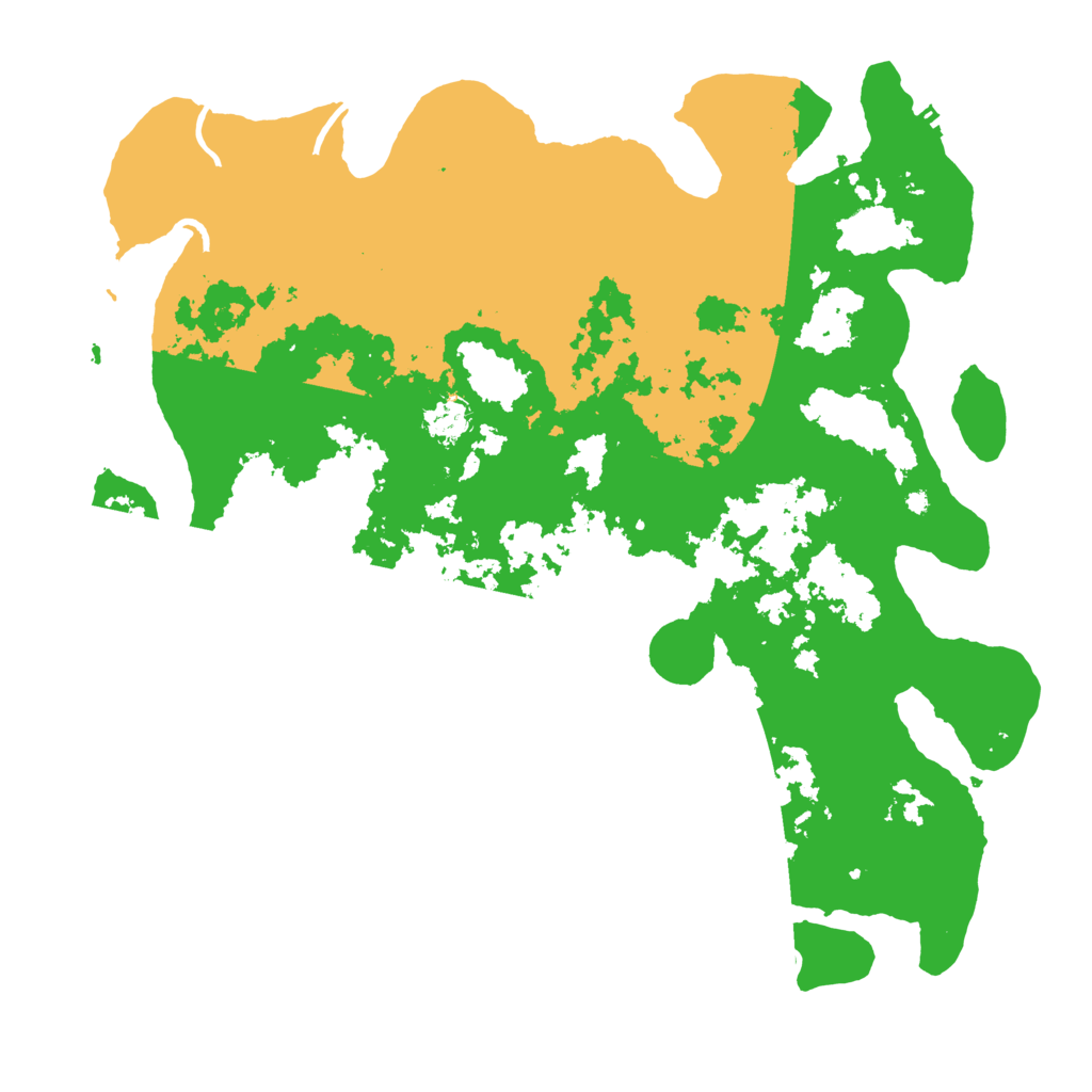 Biome Rust Map: Procedural Map, Size: 4500, Seed: 74729