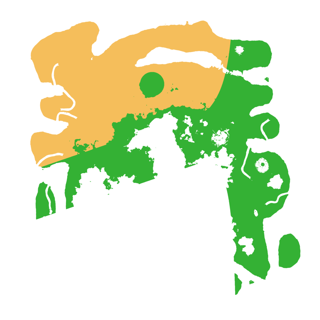 Biome Rust Map: Procedural Map, Size: 3500, Seed: 1887332428