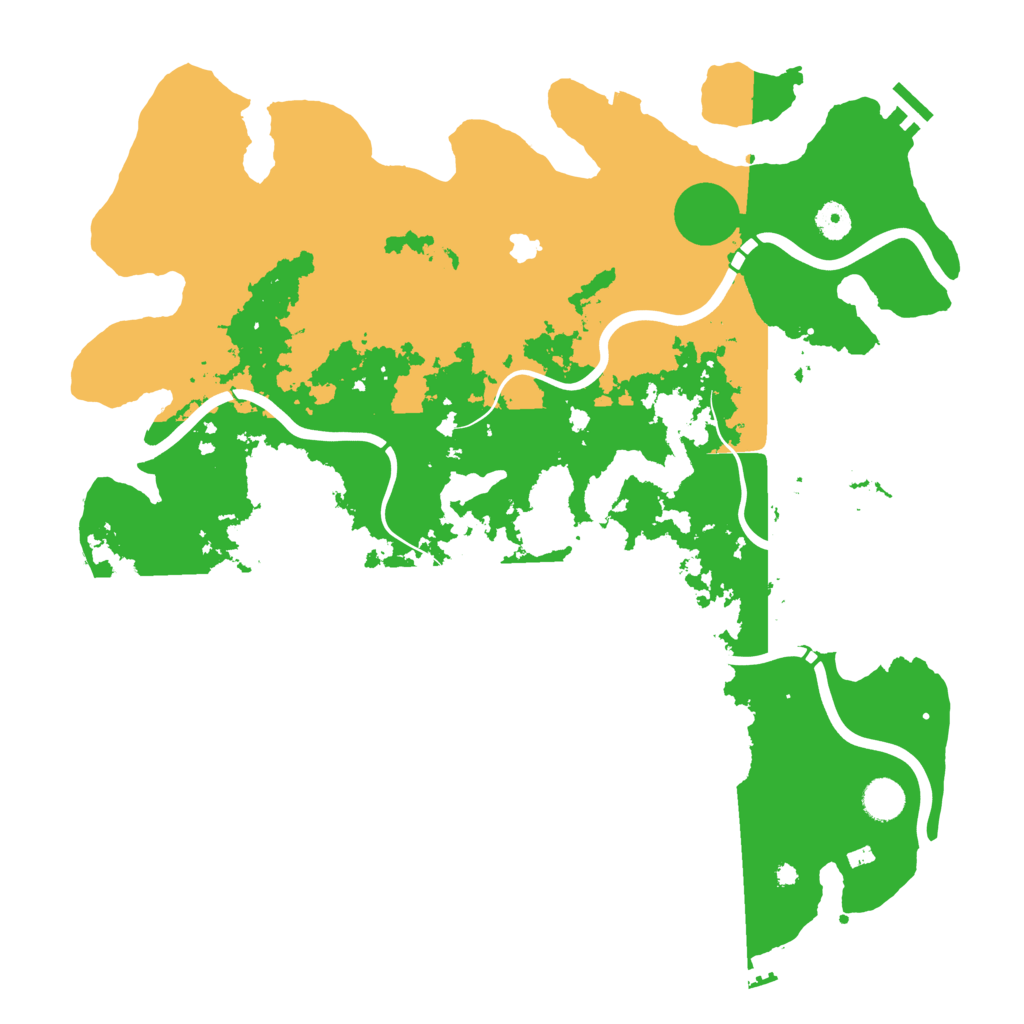 Biome Rust Map: Procedural Map, Size: 4300, Seed: 1880058943