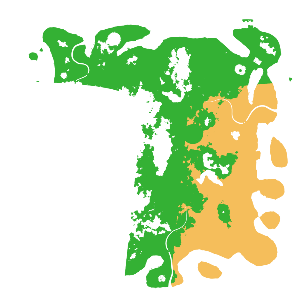 Biome Rust Map: Procedural Map, Size: 4300, Seed: 829281497