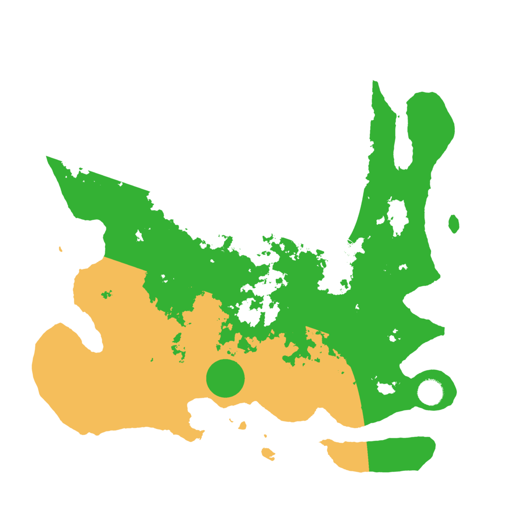 Biome Rust Map: Barren, Size: 3500, Seed: 2114244026