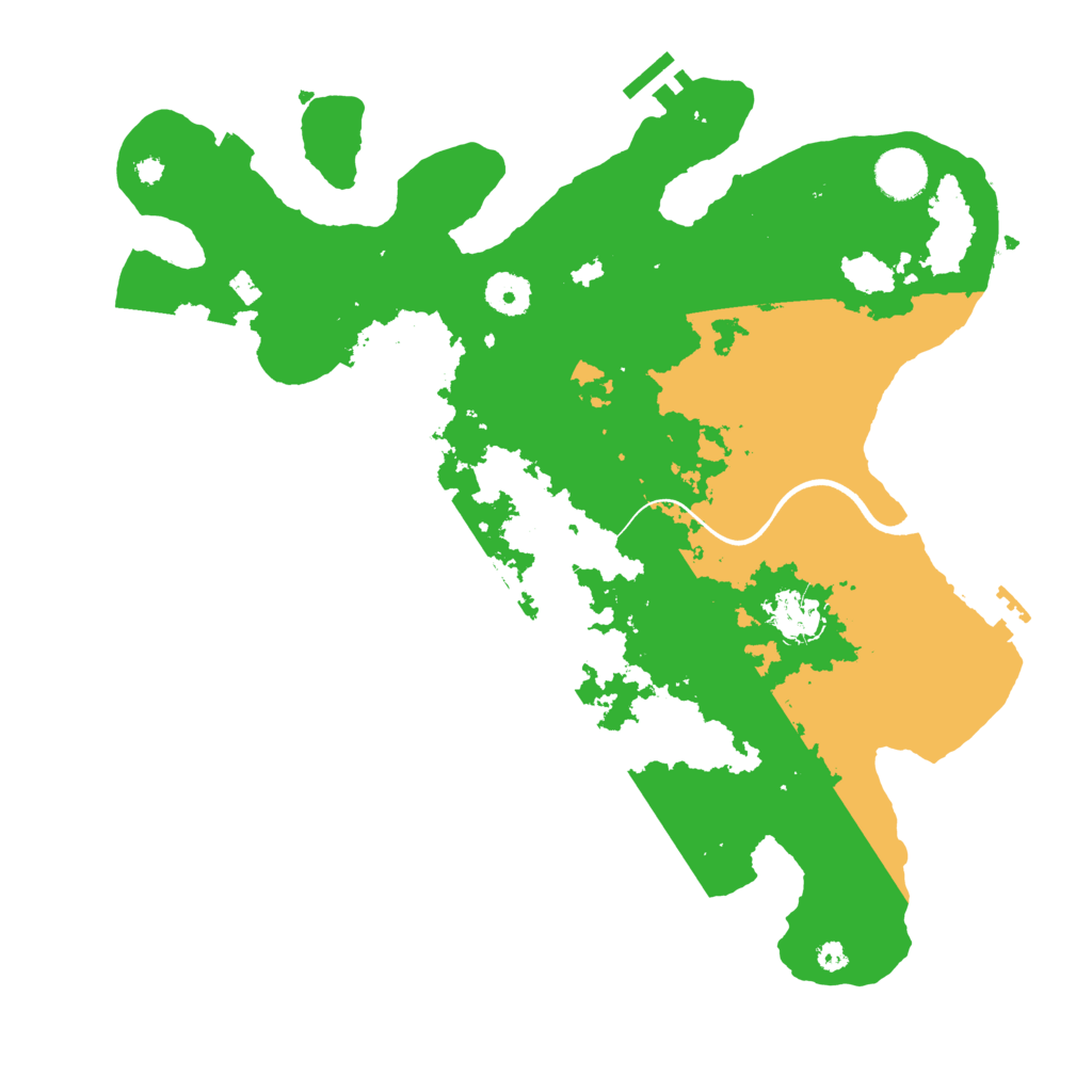 Biome Rust Map: Procedural Map, Size: 3700, Seed: 1576400644