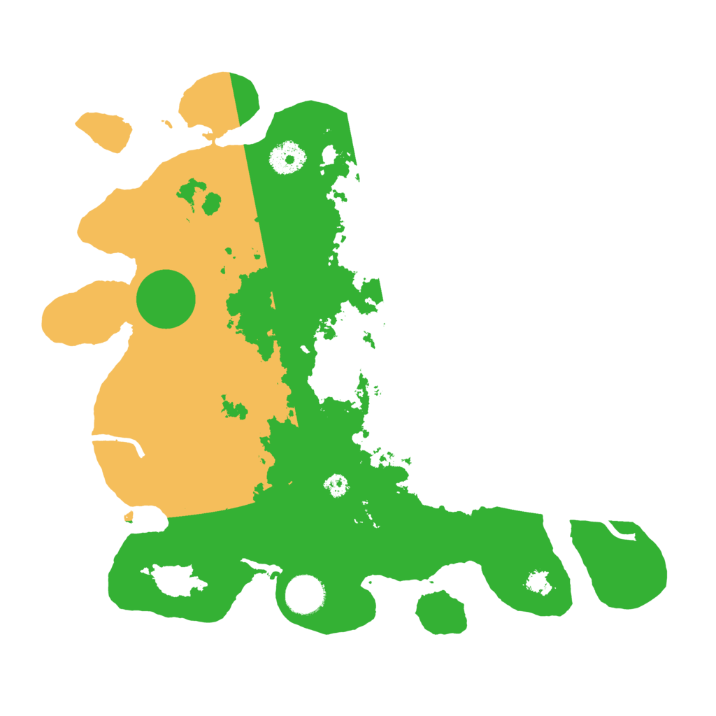 Biome Rust Map: Procedural Map, Size: 3200, Seed: 2606