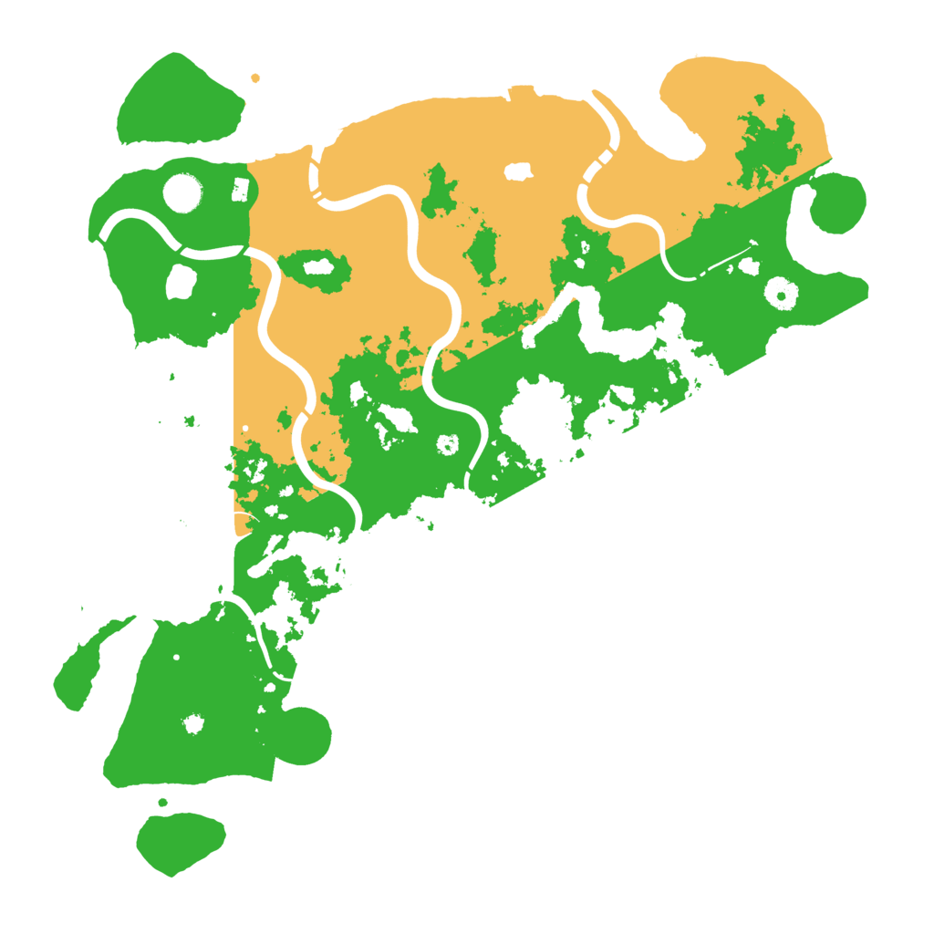 Biome Rust Map: Procedural Map, Size: 4250, Seed: 12297