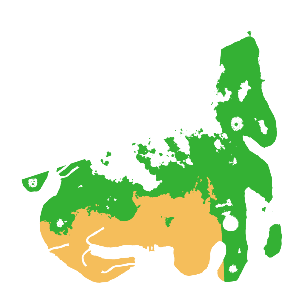 Biome Rust Map: Procedural Map, Size: 3500, Seed: 871697368