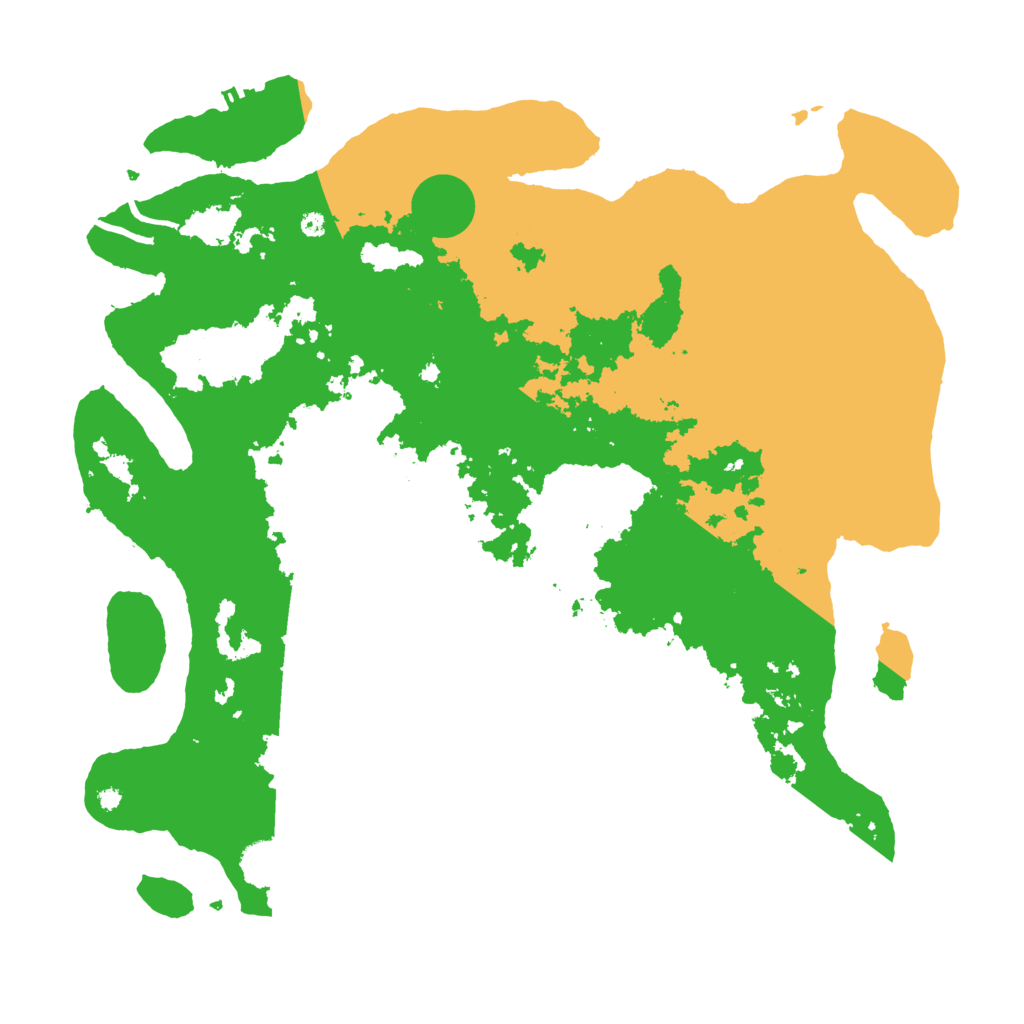 Biome Rust Map: Procedural Map, Size: 4250, Seed: 688375562