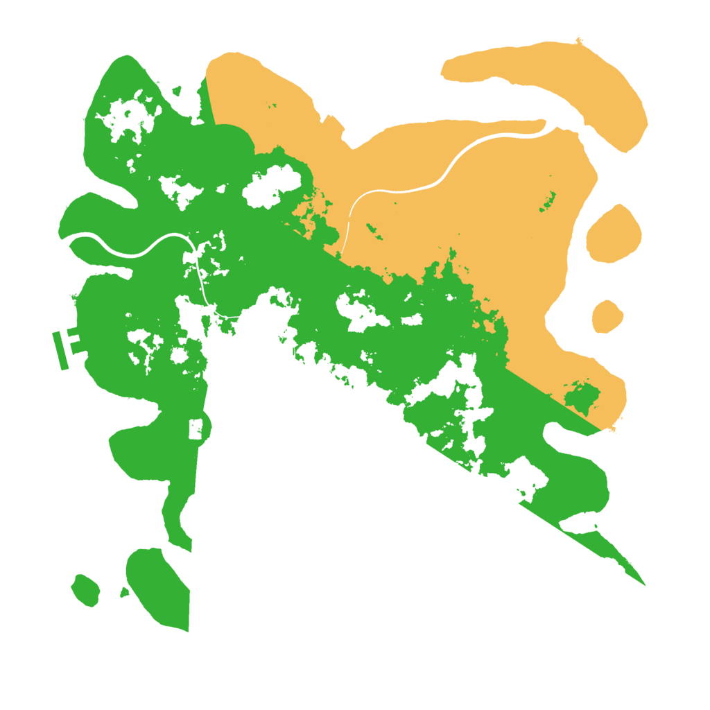 Biome Rust Map: Procedural Map, Size: 3700, Seed: 1692684664