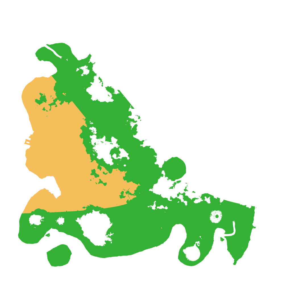 Biome Rust Map: Procedural Map, Size: 3500, Seed: 1975861331