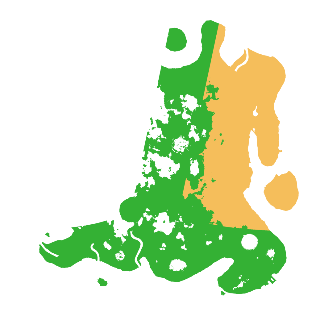 Biome Rust Map: Procedural Map, Size: 3500, Seed: 284002711