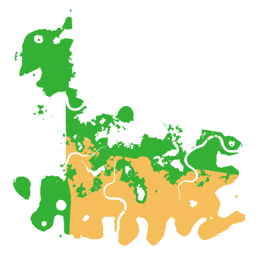 Biome Rust Map: Procedural Map, Size: 4500, Seed: 2091