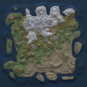 Thumbnail Rust Map: Procedural Map, Size: 4250, Seed: 379250368, 18 Monuments