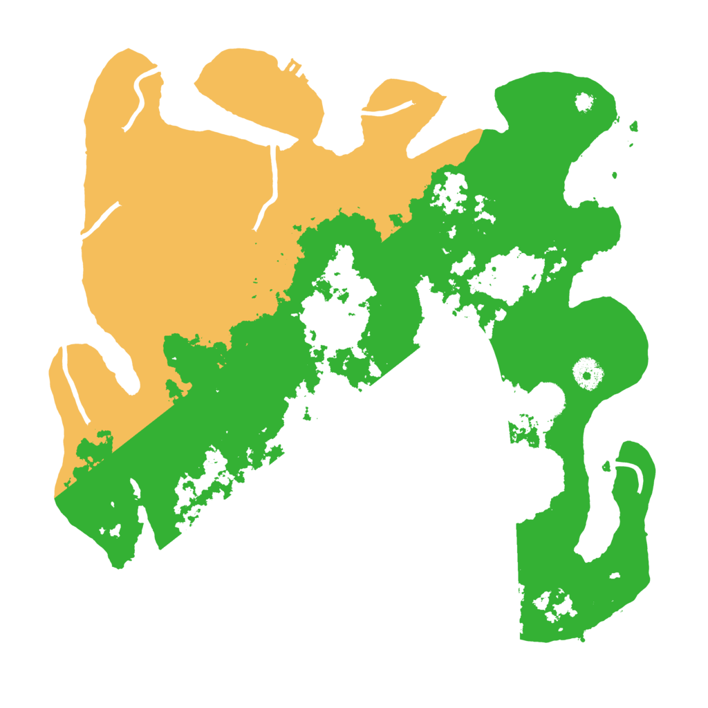 Biome Rust Map: Procedural Map, Size: 3500, Seed: 8734537