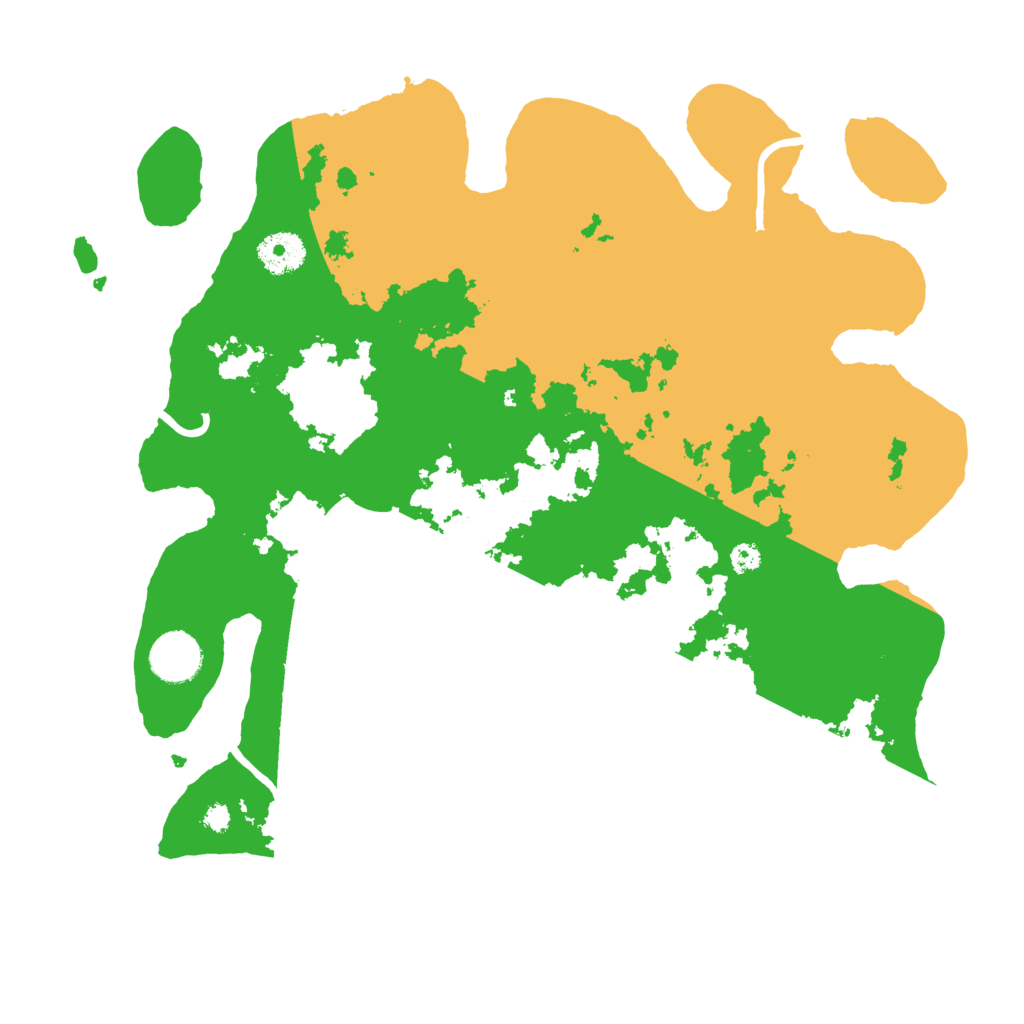 Biome Rust Map: Procedural Map, Size: 3500, Seed: 743692