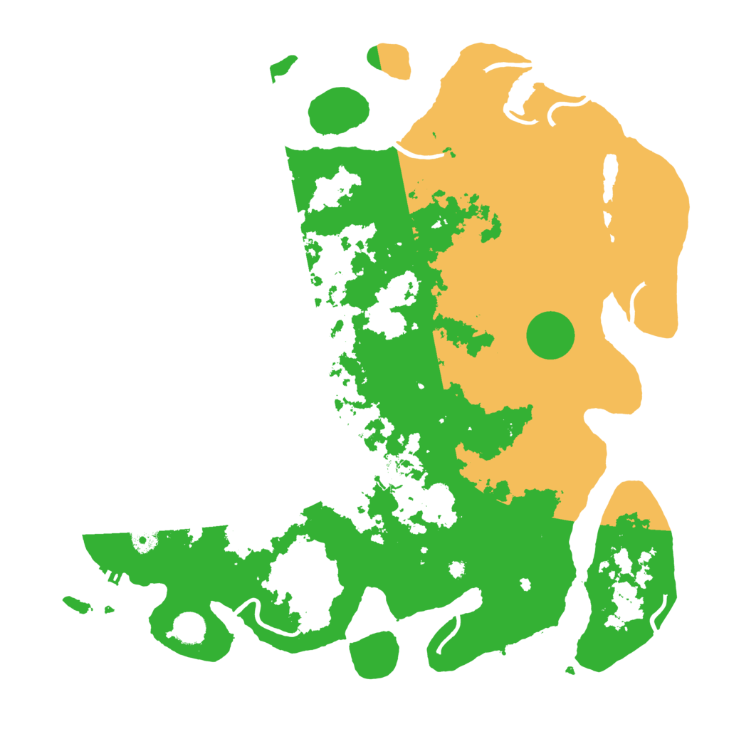 Biome Rust Map: Procedural Map, Size: 4000, Seed: 4693