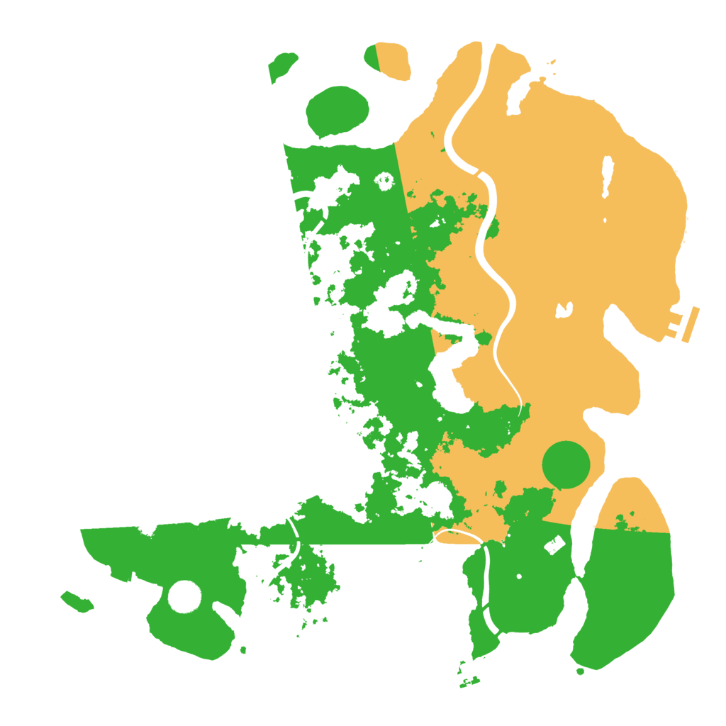 Biome Rust Map: Procedural Map, Size: 4000, Seed: 4693