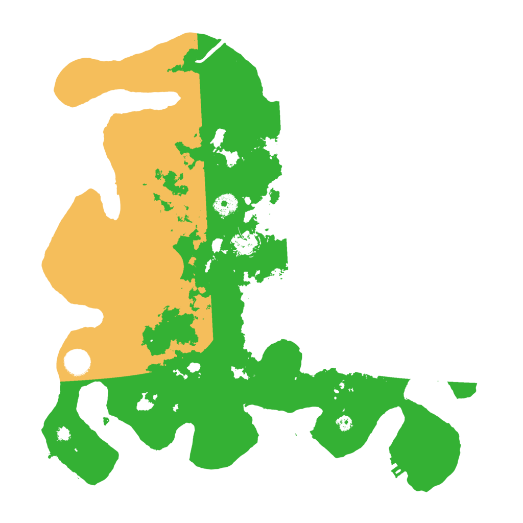 Biome Rust Map: Procedural Map, Size: 3500, Seed: 595056711