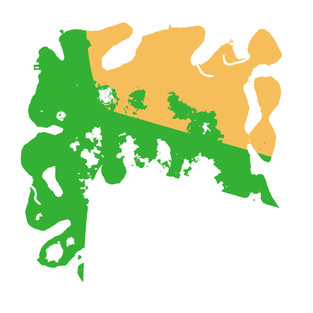 Biome Rust Map: Procedural Map, Size: 3500, Seed: 61888788