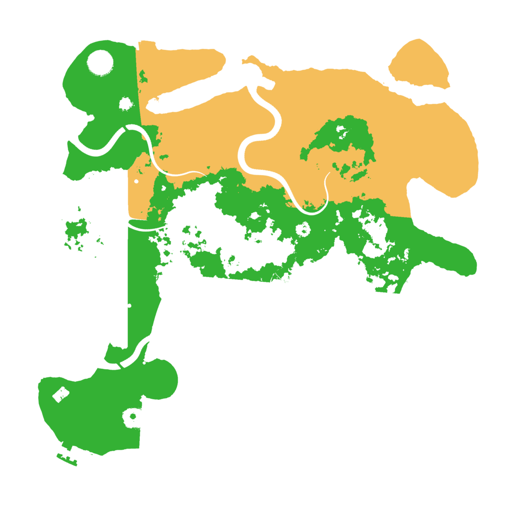 Biome Rust Map: Procedural Map, Size: 3500, Seed: 630503649