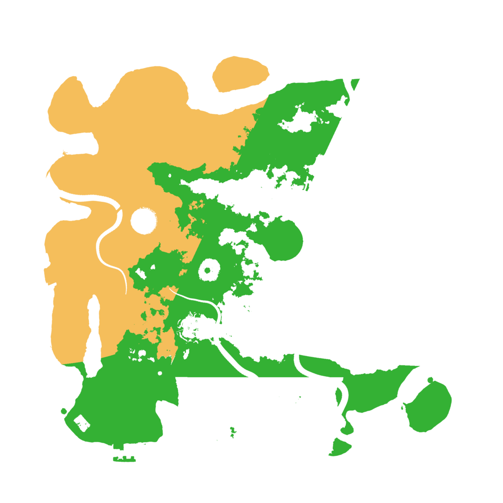 Biome Rust Map: Procedural Map, Size: 3400, Seed: 363875345