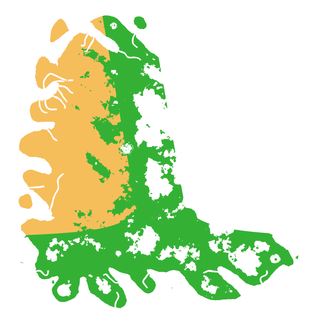 Biome Rust Map: Procedural Map, Size: 5000, Seed: 2026