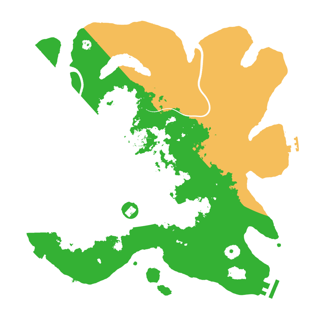 Biome Rust Map: Procedural Map, Size: 3298, Seed: 1984