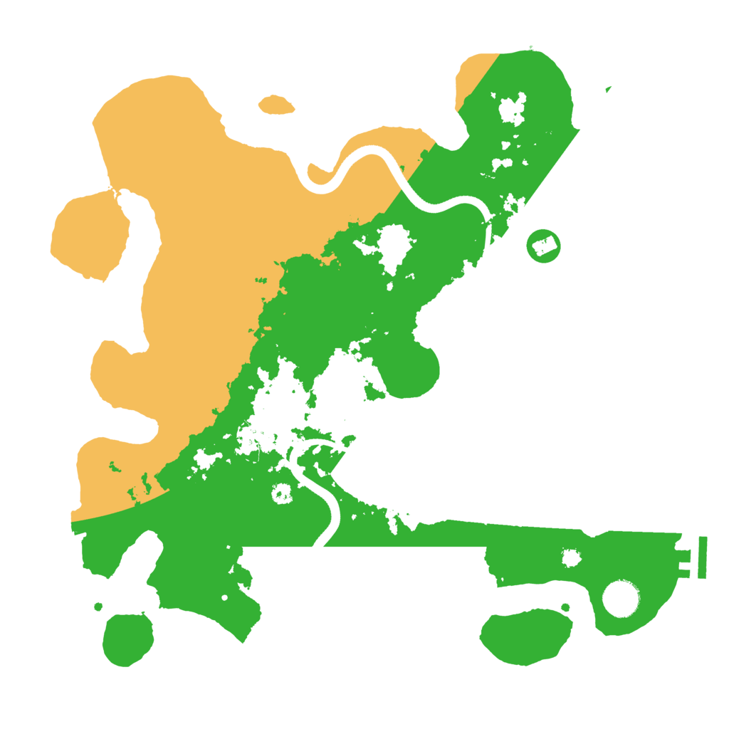 Biome Rust Map: Procedural Map, Size: 3500, Seed: 659612441
