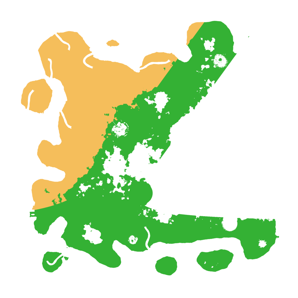 Biome Rust Map: Procedural Map, Size: 3500, Seed: 659612441
